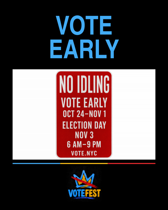 Vote Early — VOTEFEST post design